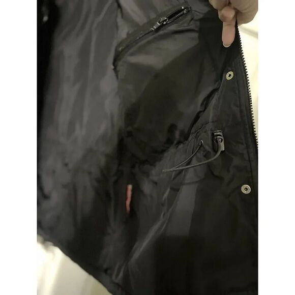 LL Bean Traveler Black‎ Quilted Diamond Stitched Jacket Women’s Size PM - Picture 9 of 13